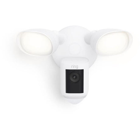 Caméra de surveillance - RING - Spotlight Cam Pro sur secteur - Blanc
