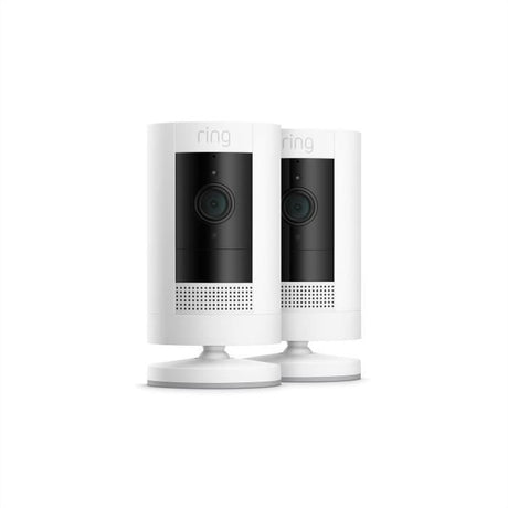 Caméra de Surveillance - RING - Stick Up Batterie - Blanc - 2023 - UE