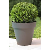 Pot de fleurs - RIVIERA - Soleilla Rond - Ř 59 x 53,6 cm - Gris pailleté