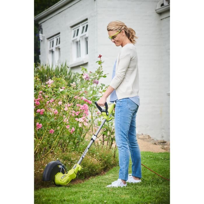 RYOBI - Coupe-bordures / dresse-bordures 500 W - Ř coupe 27 cm - Ř fil 2 x 1,65 mm torsadé - RLT5127