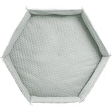 Tapis de parc bébé - ROBA - Pour parc hexagonal - Rembourré - Vert givré