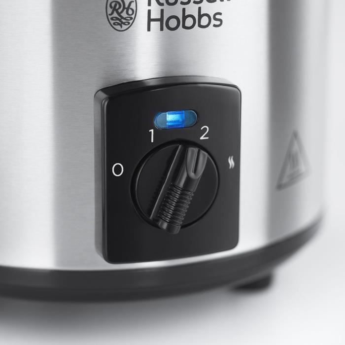 Mijoteuse RUSSELL HOBBS - 25570-56 - Capacité 2L - Cuve amovible céramique - 3 programmes de cuisson - 145W