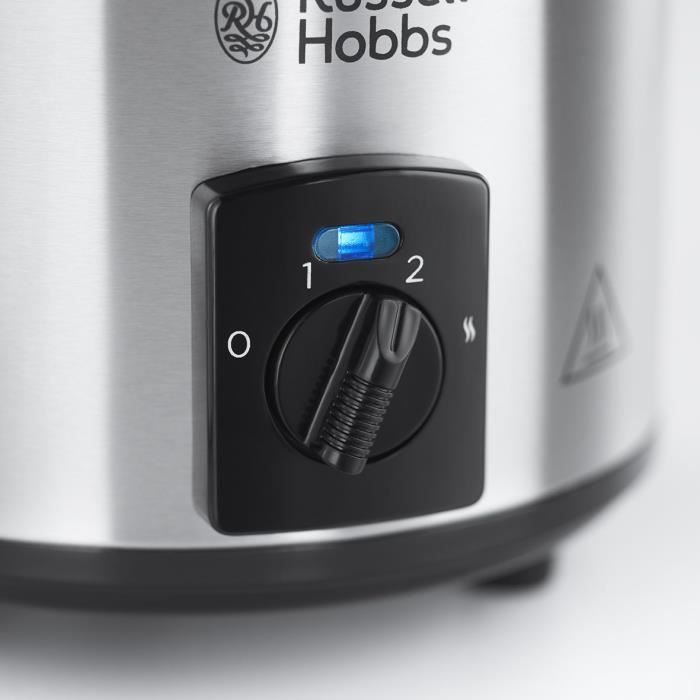 Mijoteuse RUSSELL HOBBS - 25570-56 - Capacité 2L - Cuve amovible céramique - 3 programmes de cuisson - 145W