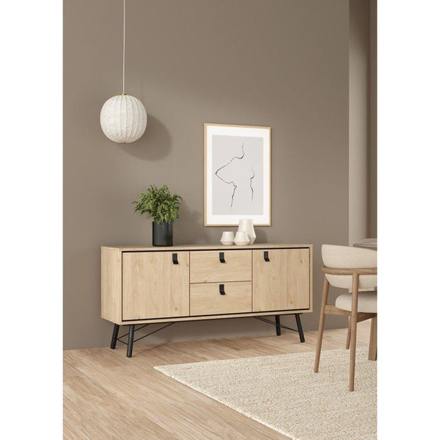 Buffet RY - Chene Jackson Hickory - 2 portes, 2 tiroirs - 150,3 x 40,1 x 72,2 cm