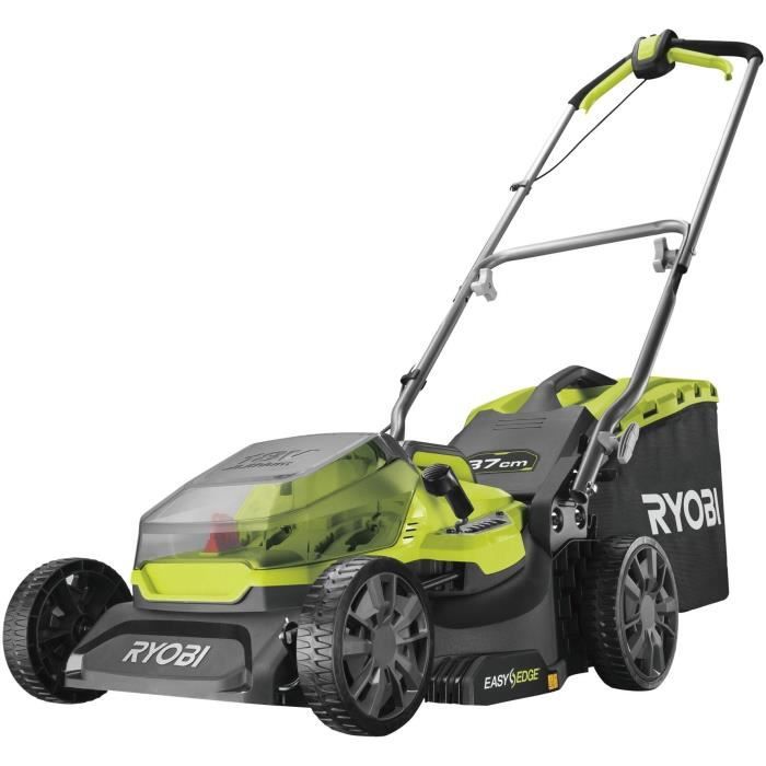 RYOBI - Tondeuse 18 Volts ONE+™ Brushless Ř 37 cm - 2 batteries 4,0Ah - RY18LM37A-240