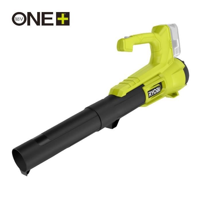 RYOBI - Souffleur 18V ONE+ Turbo Jet - soufflerie 145 km/h - débit air max. : 7,1 mł/min - sans batterie ni chargeur  - RY18BLA-0