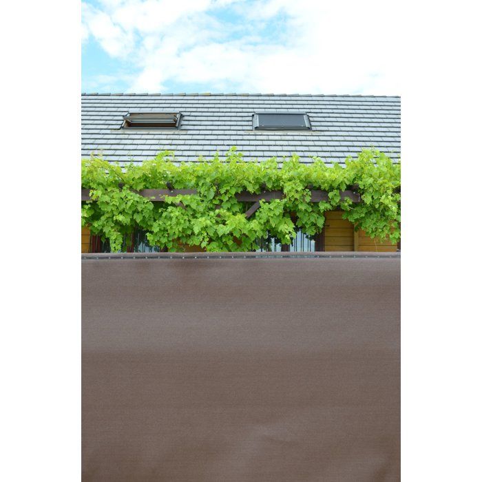 Natte brise-vue - NATURE - 200 g - Taupe - 3 x 1 m