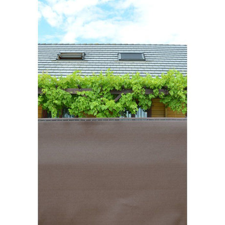 Natte brise-vue - NATURE - 200 g - Taupe - 3 x 1 m