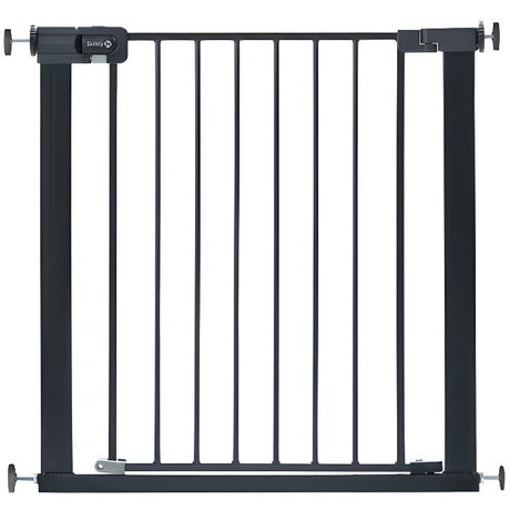 Barriere de sécurité enfant Easy Close Metal - SAFETY 1ST - Réglable de 73 a 80 cm - pression, sans vis ni perçage - Anthracite - Mé