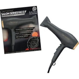 Seche-Cheveux - SAINT ALGUE - Demeliss SALON SERIES 2200W - Moteur Professionnel AC - Tourmaline Ionique - Concentrateur & Diffuseur