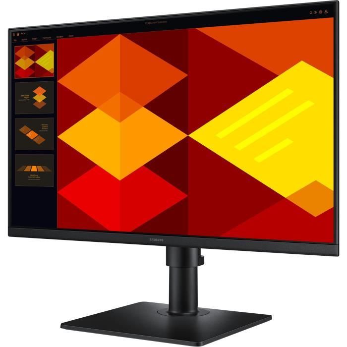Ecran PC - SAMSUNG - 27 - FHD - 100Hz - Dalle IPS - 5ms - Ajustable en hauteur - S27D400G