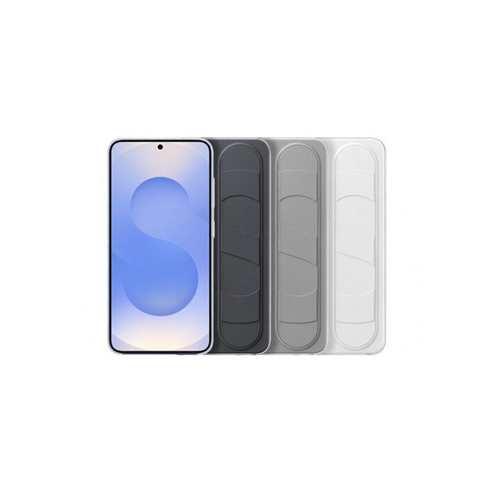 Coque - Samsung - Galaxy S25 - Blanc - Fonction Support - Laniere Intťgrťe