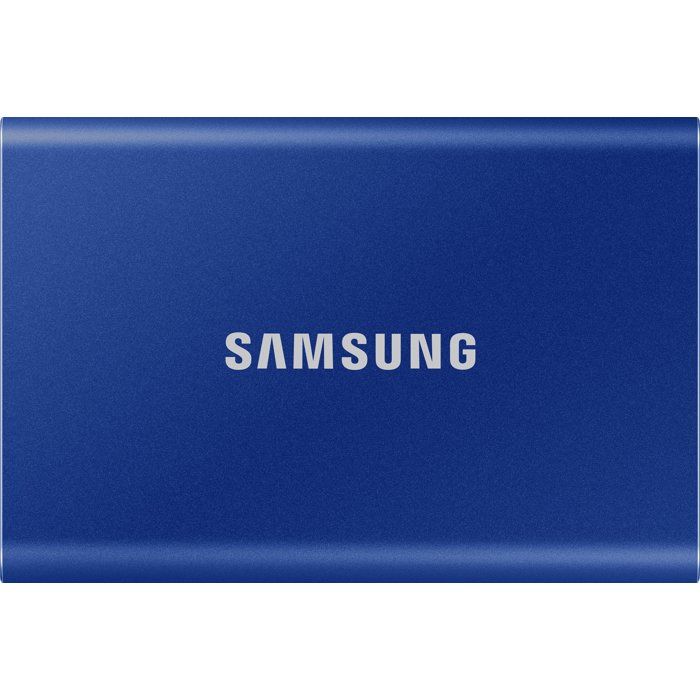 SAMSUNG - T7 Bleu - SSD Externe - 1 To - USB 3.2 - Vitesse lecture jusqu'a 1 050 Mo/s