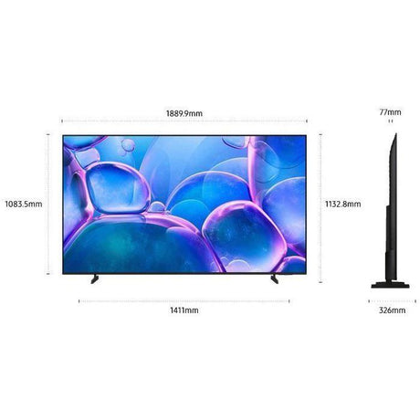 Samsung 85U7005F - TV LED 85 (216 cm) - 4K UHD 3840x2160 - HDR10+ - Smart TV - Gaming Hub - 3xHDMI - WiFi