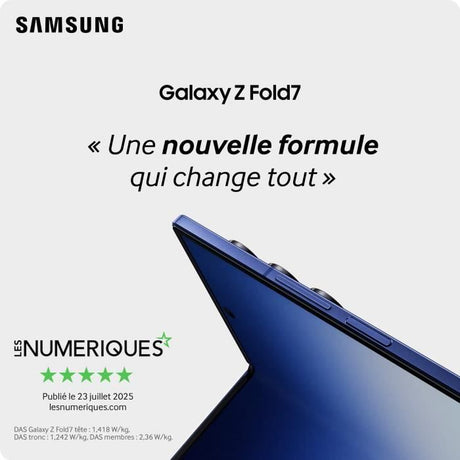 Samsung Galaxy Z Fold7 5G Smartphone 256 Go Bleu nuit