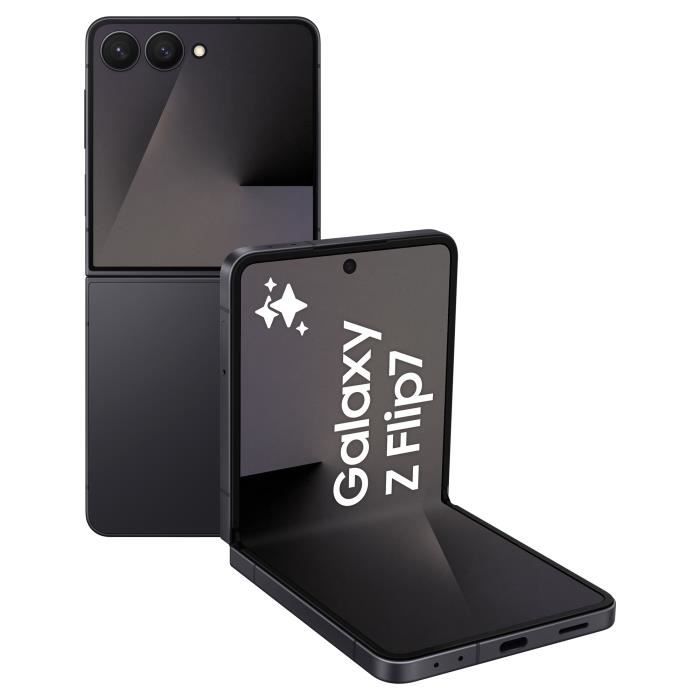 Samsung Galaxy Z Flip7 5G Smartphone 512 Go Noir Absolu