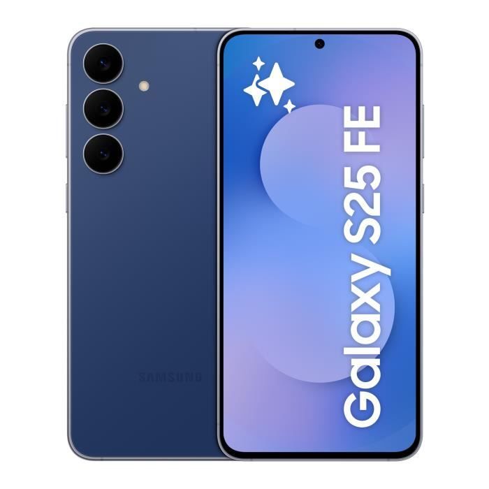 SAMSUNG Galaxy S25 FE AI Smartphone 512Go Bleu Nuit