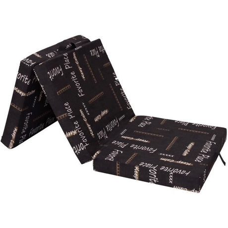 Chauffeuse pliante - SAMBA - Multi-position - Motif - 190 x 70 x 9 cm