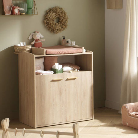 Commode a langer - SAUTHON - Adele - Surface a langer de 53 x 65 cm - Bois