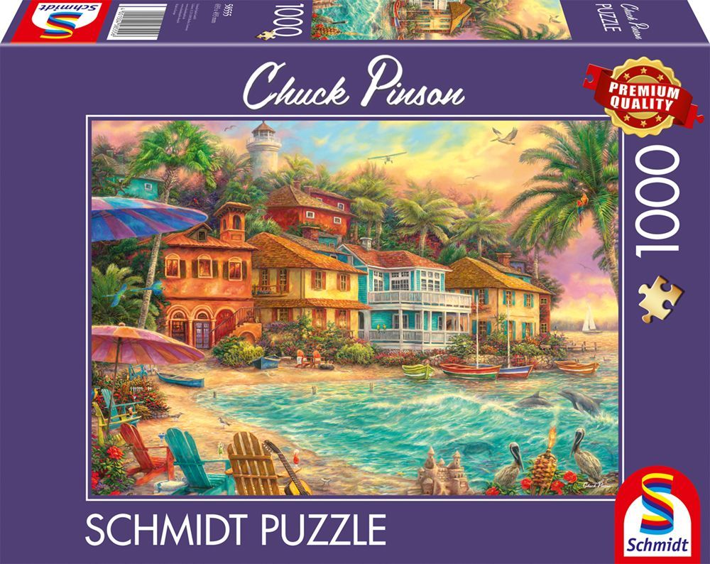 Puzzle 1000 pieces - SCHMIDT - Chuck Pinson - Island Time - Multicolore - 69,3 x 49,3 cm