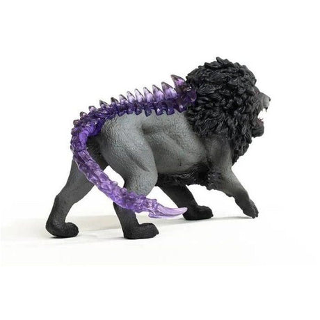Figurine Lion des Ténebres - Figurine Hautement Détaillée et Réaliste a la Queue Transparente - Jouet pour Garçons et Filles -