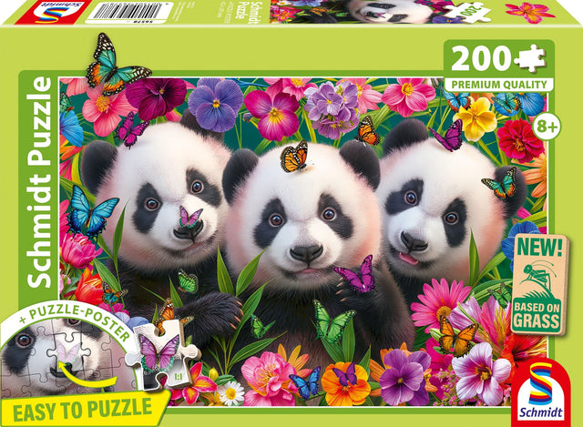 Puzzle - SCHMIDT SPIELE - Panda Trio - 200 pieces - Des 8 ans