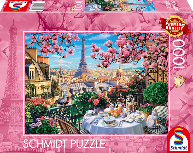 Puzzle - SCHMIDT SPIELE - Petit-déjeuner a Paris - 1000 pieces - Des 12 ans