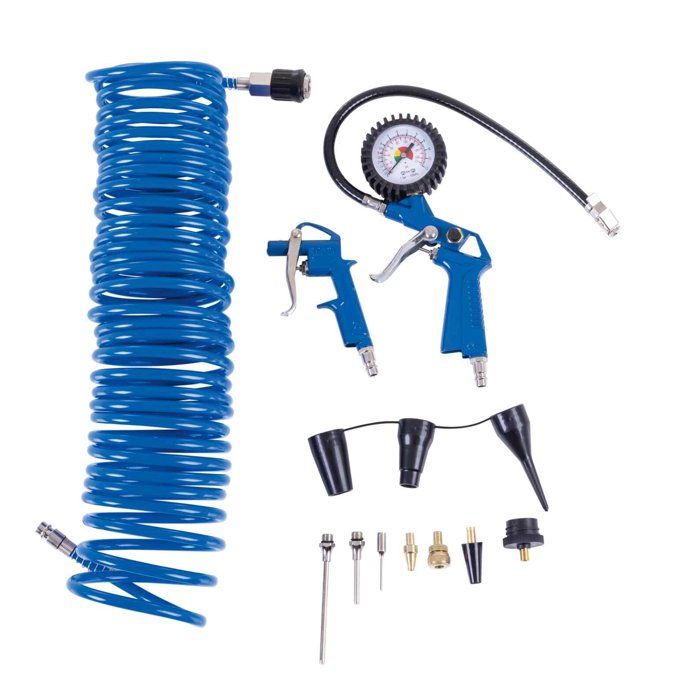 Accessoires pneumatiques  Set de 14 accessoires Scheppach