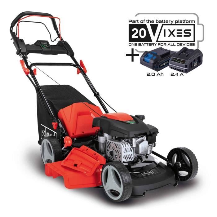 Tondeuse thermique autotractée - démarrage électrique - MS150-46E - 46 cm - 150 CC - SCHEPPACH
