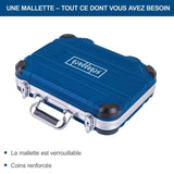 Malette a outils de 135 pieces SCHEPPACH - TB170 - Outils en acier chrome vanadium - Mallette verrouillable