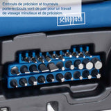 Mallette a outils SCHEPPACH - WZK120 - 97 pieces - Outils en acier chrome vanadium - Mallette en plastique