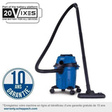 Aspirateur eau et poussiere sans fil avec starterkit 4Ah C-NTS15-X SET L - SCHEPPACH