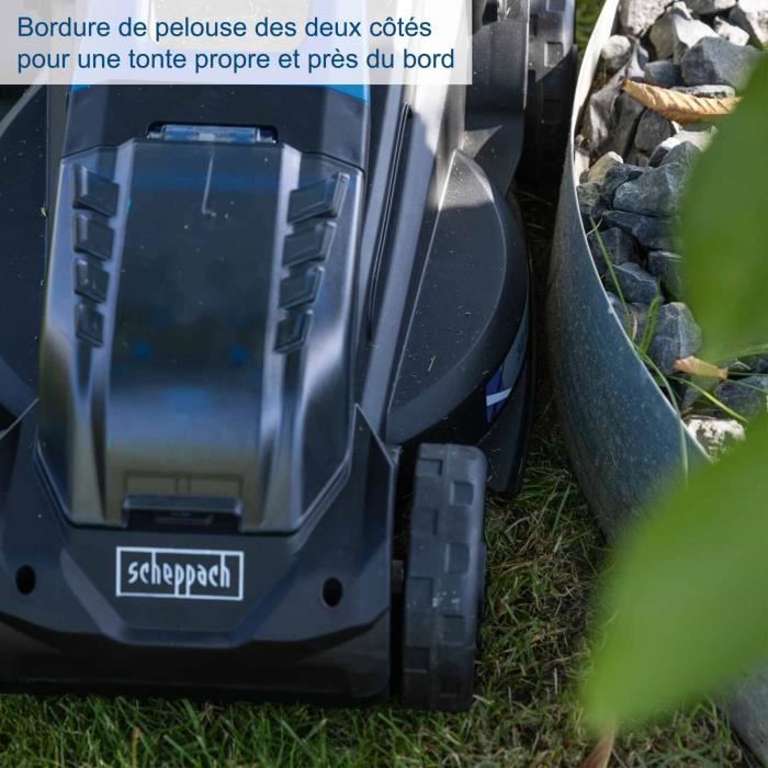 Pack tondeuse BC-MP320-X 32 cm + Coupe-bordures C-LT300-X  2 en 1 - SCHEPPACH 20V IXES + 2 batteries 4ah + chargeur