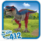 Figurine Tyrannosaure Rex bleu,  Schleich 72155 Dinosaurs, Taille 28 cm, Des 3 ans