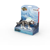 Figurine Loup des neiges, SCHLEICH 42452 Eldrador Creator, Jouet pour enfant des 5 ans