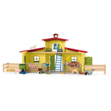 Coffret ferme éducative de 92 pieces avec animaux et accessoires, figurine miniature, Schleich 42605 Farm World