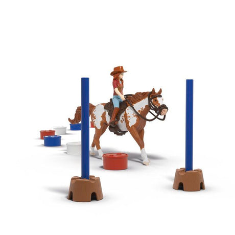 Figurine L'aventure western de Hannah, Schleich 42775 Horse Club, des 5 ans