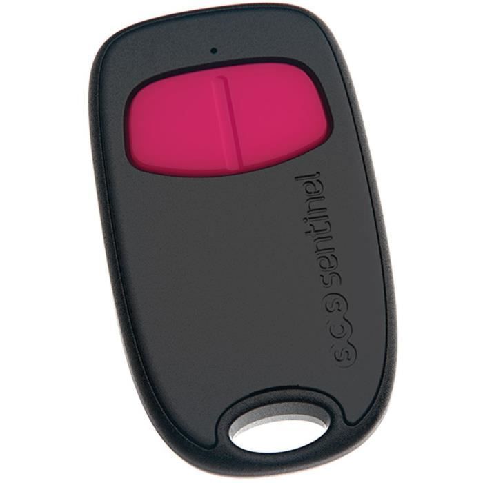 Télécommande 2 canaux - SCS SENTINEL - SimplyControl - Fuschia, portée 40m, fréquence 433.92 MHz, pile lithium CR2032 incluse