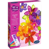Peinture Vitrail - SENTOSPHERE - Art & Créations - Crystal Flor - 8 fleurs a créer en verre effilé - Des 8 ans
