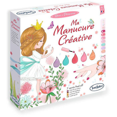Ma manucure créative - SENTOSPHERE - Reve de Princesse - 7 couleurs de manucure - Des 6 ans