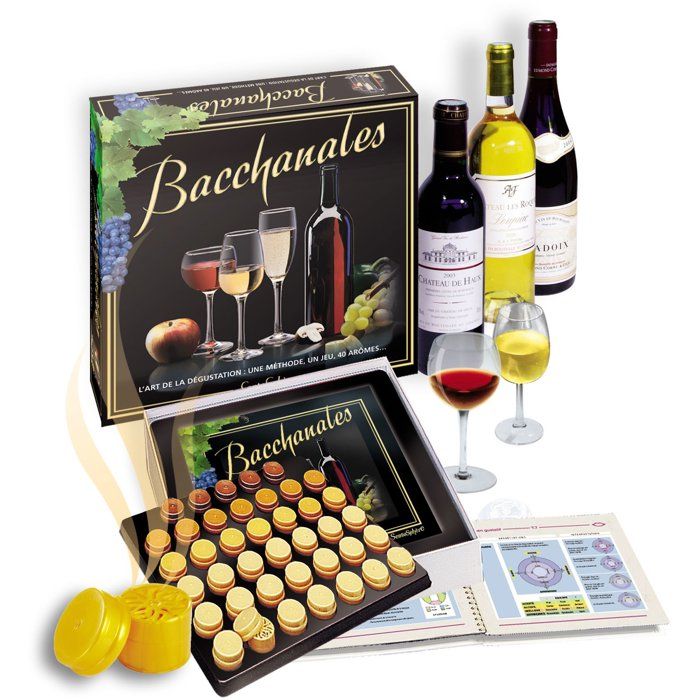 Bacchanales - SENTOSPHERE - Découverte de l'oenologie - Peception olfactives - Capacités d'analyse - Réservé a l'adulte