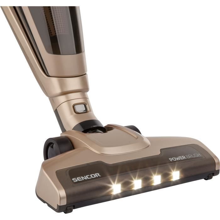 Aspirateur balai sans fil - SENCOR - SVC 8618GD - 2 en 1 - 78 dB - 0,5 L - Or