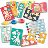 Coloriage et peinture - SES CREATIVE - Hobby 1 - 4 - Sophie la girafe - Activité créative et éducative - Idée cadeau - Des 1 an