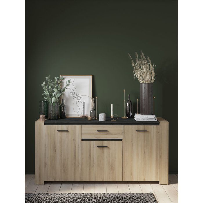 Ensemble table et buffet - SHEFFIELD - Chene Kronberg / Sidewalk - DEMEYERE