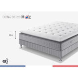 Matelas 160 x 200 SIMMONS - Hauteur 29 cm - Ressorts ensachés Sensoft - No Flip - Enveloppant - Fabriqué en France -  SW5