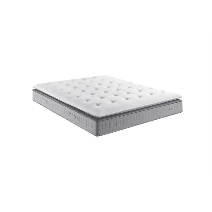 Matelas 180 x 200 SIMMONS - Hauteur 29 cm - Ressorts ensachés Sensoft - No Flip - Enveloppant - Fabriqué en France -  SW5