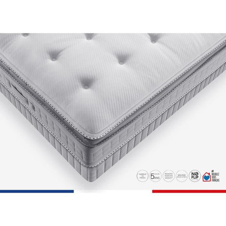 Matelas 180 x 200 SIMMONS - Hauteur 29 cm - Ressorts ensachés Sensoft - No Flip - Enveloppant - Fabriqué en France -  SW5