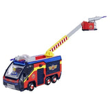 Sam Le Pompier - Camion de pompier - Jupiter - 2 figurines - Sons et lumieres - Plusieurs accessoires - 3 piles incluses