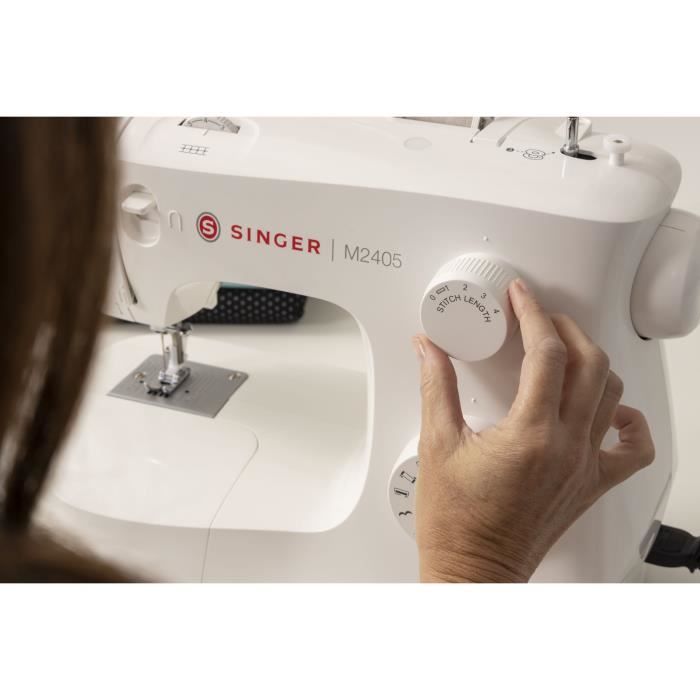 Machine a coudre SINGER M2405 - 8 programmes de points - 70W