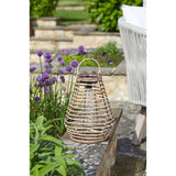 Lanterne Solaire - SMART GARDEN - Maris - Filament LED blanc chaud - 5 lumens - Beige naturel - Plastique - 27 x 21 cm